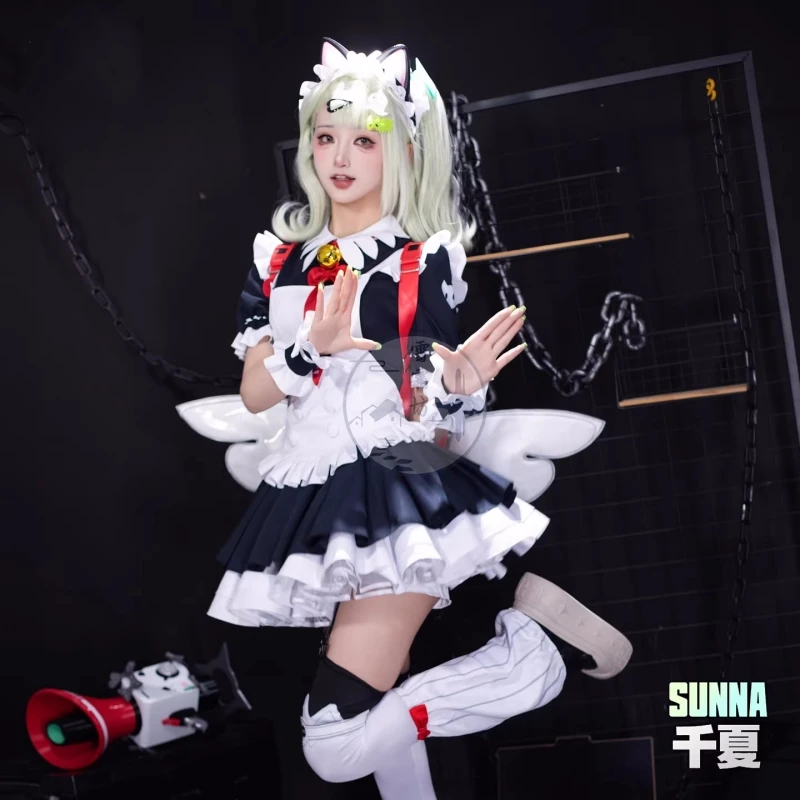 Costume de cosplay Sunna, jeu Zenless Zone Zero, anime, robe mignonne pour femmes, tenue de demoiselle, vêtements de jeu de rôle, costume de fête pour Comic-con, carnaval
