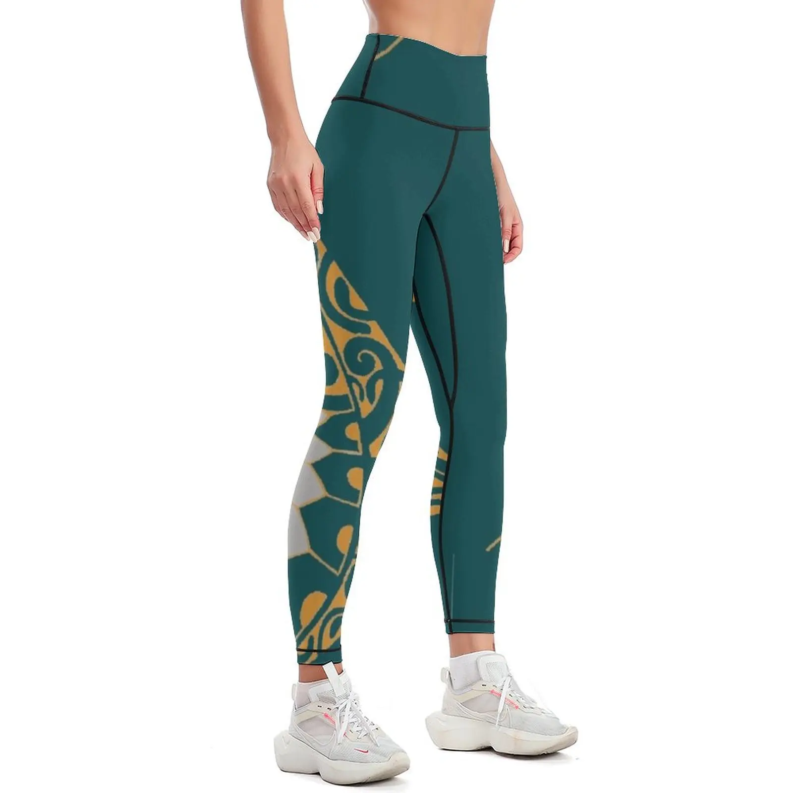 Polynesia tattoo art 3 Leggings Clothing fitness gym pants Women's sportswear legging gym Womens Leggings