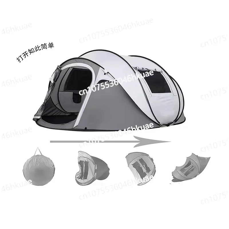 

Уличная автоматическая палатка для кемпинга, портативная уличная полевая палатка для кемпинга, непромокаемая пляжная палатка с навесом для лодки