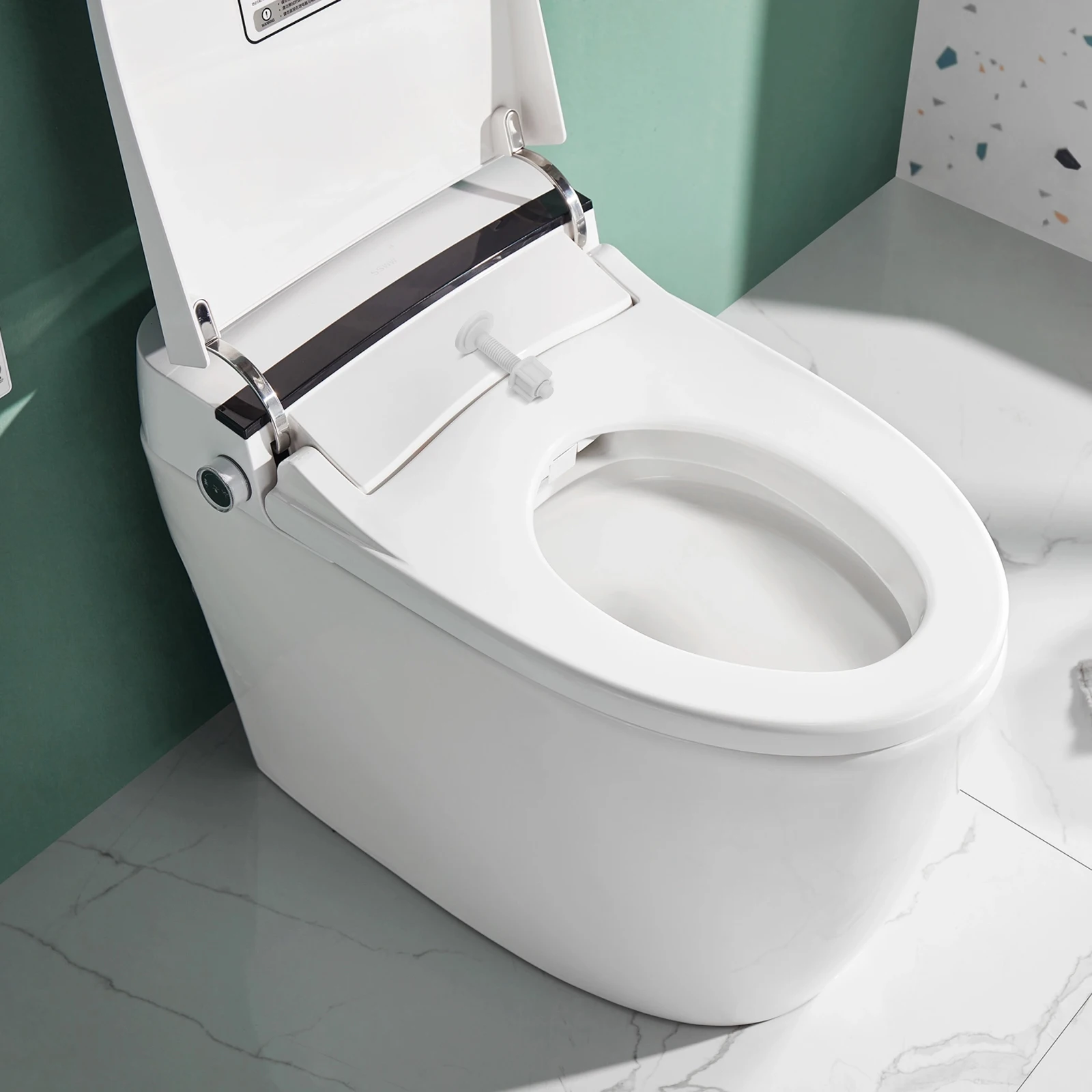 

2Pcs Toilet Expansion Bolts Plastic Screws and Nuts for Toilet Seat Hinges Fast Installation Stable Replacement Kit