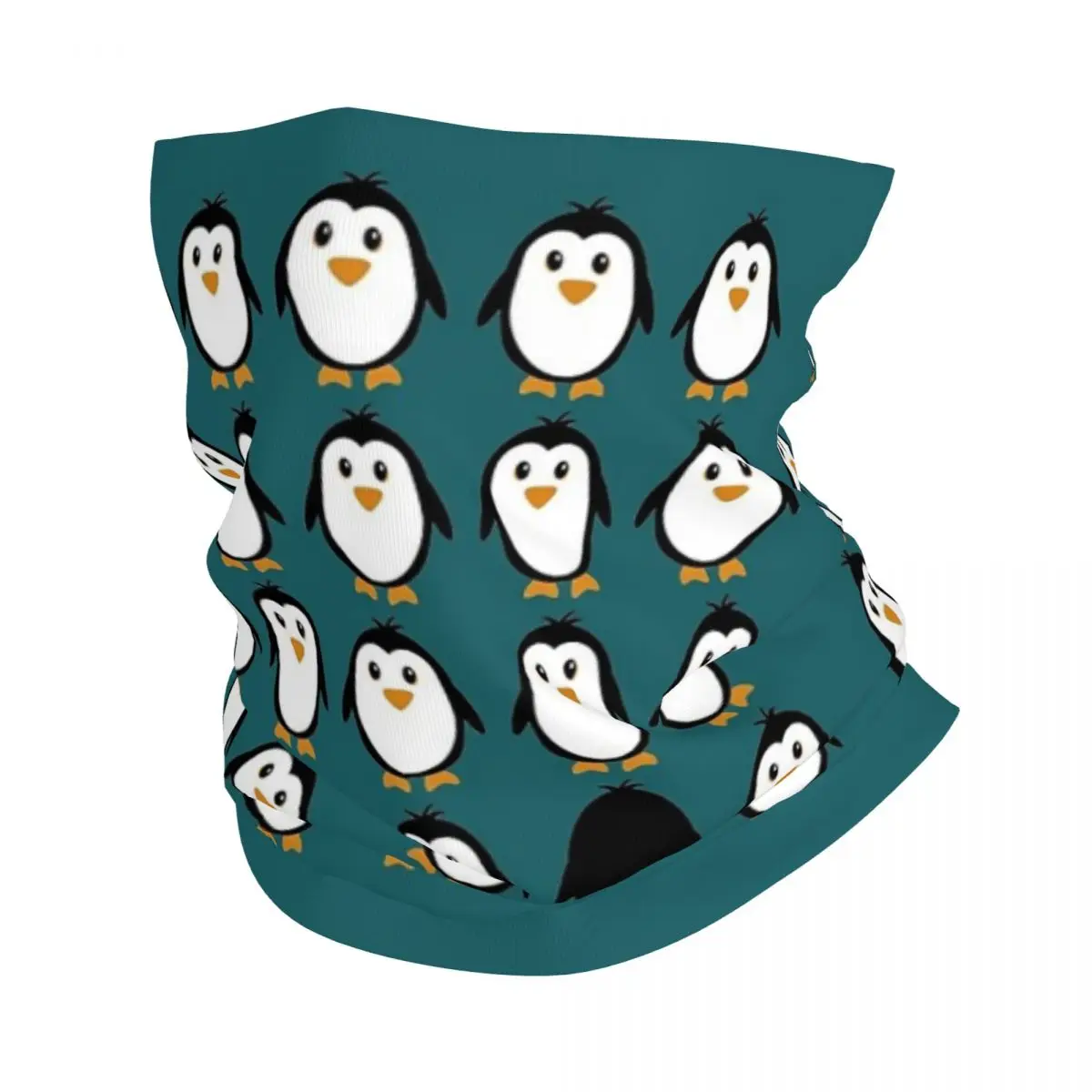 Penguin Colony Bandana na szyję Szalik z nadrukiem Wielofunkcyjna maska na twarz Wędkarstwo Unisex Zima dla dorosłych