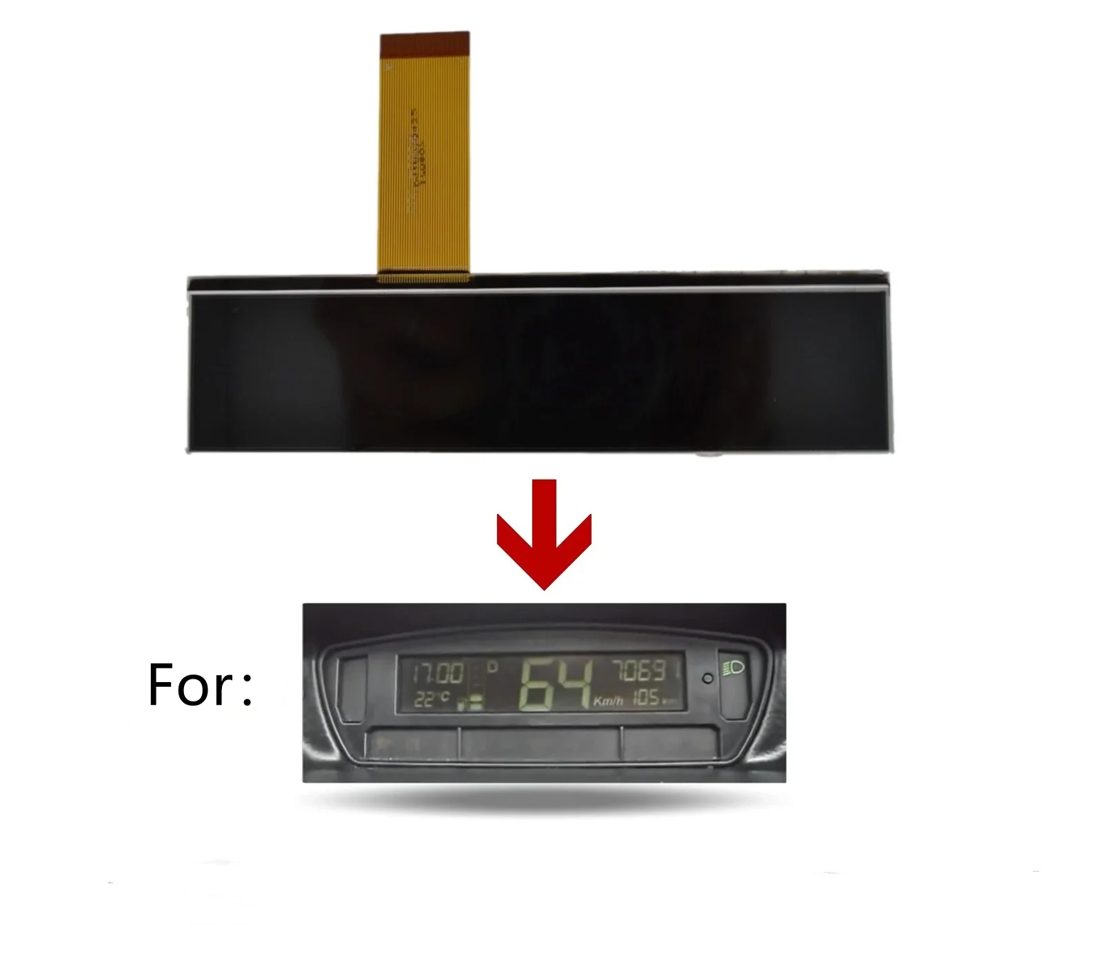 

Экран дисплея SSpeedometer для Micro Car MC1 MC2 M.Go Ligier X-TOO Combo Instrument Cockpit-