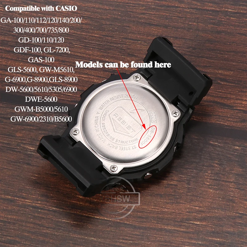 16mm Adapter Nylon Strap For Casio G-Shock DW-5600 GW-M5610 DW6900 GA110 GD120 GA800 GW2310 Bracelet Strap Band WatchAccessories