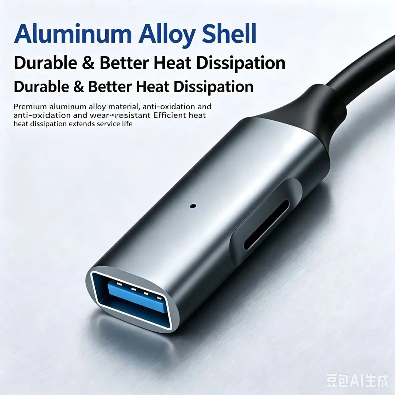 Portable 2in1 Type-C USB3.0 OTG TF Card Reader Aluminum Alloy Short Cord For Android MacBook PC Camera Memory Card