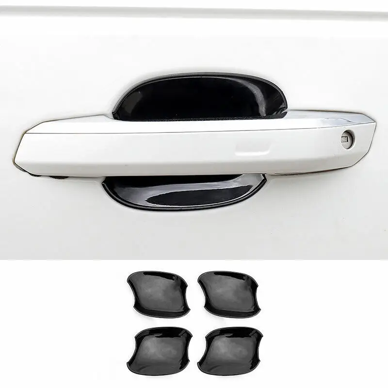 

Подходит для Audi Q5 2018-2021 ABS, черная накладка на внешнюю дверную чашу, 4P-