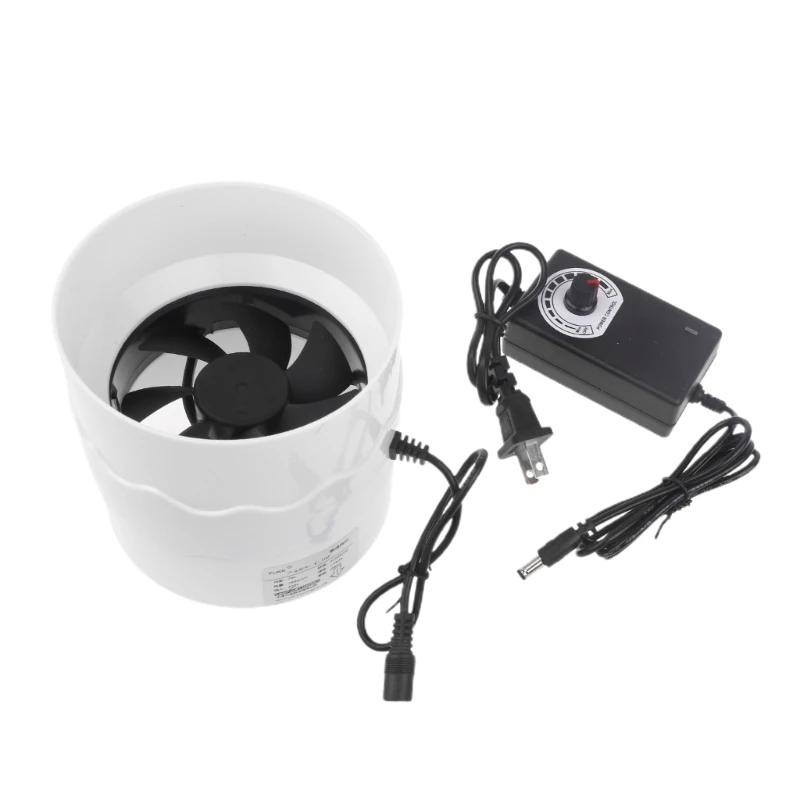 

Inline Duct Fan Air Ventilator Pipe Ventilation Exhaust Fan Adjustable Extractor Bathroom Toilet Wall Fan Booster 85AC