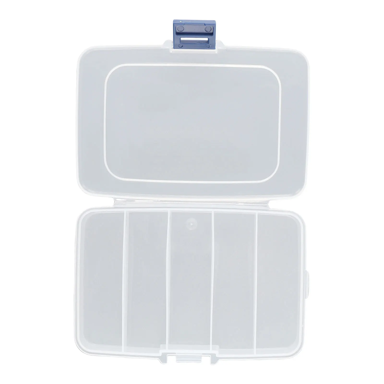 1PC Plastic Tool Screws IC Storage Box Craft Organizer Small Part Container Case 5-Grid Transparent Tool Storage Case