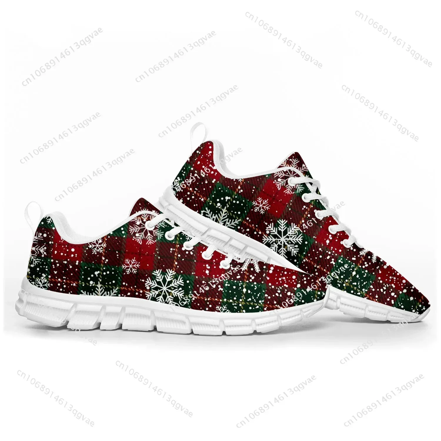 New Christmas Sports Shoes Mens Womens Teenager Kids Children Customized Sneakers Casual Tailor-Made Shoe High Quality Couple