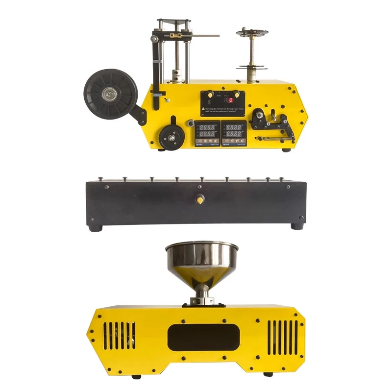 

Настольный экструдер для 3D-печати, оборудование для экструзии и намотки расходных материалов, машина для намотки отходов пластика, экструдер для проволоки 1,75 мм