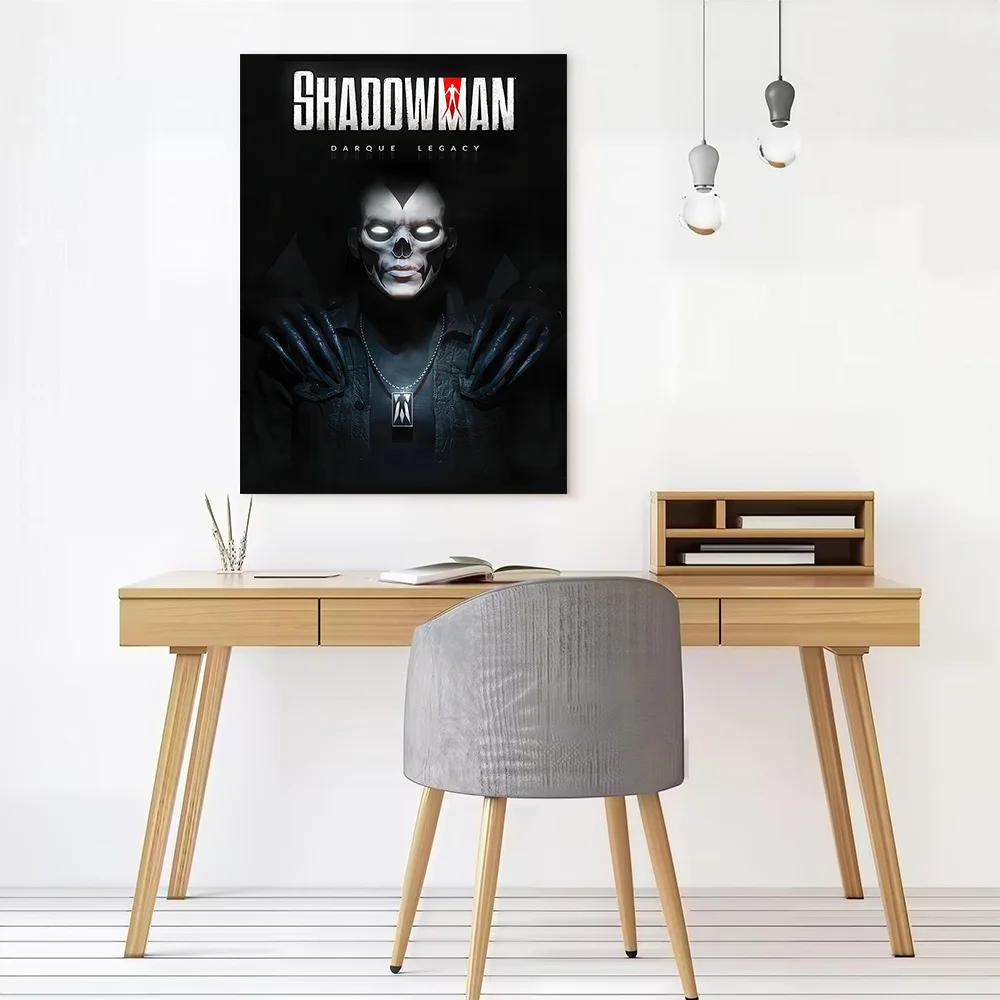 Shadowman Darque Legacy Game Art Canvas Poster Wall Art Customizable High Quality Printed Picture for Bedroom Accessories Mural