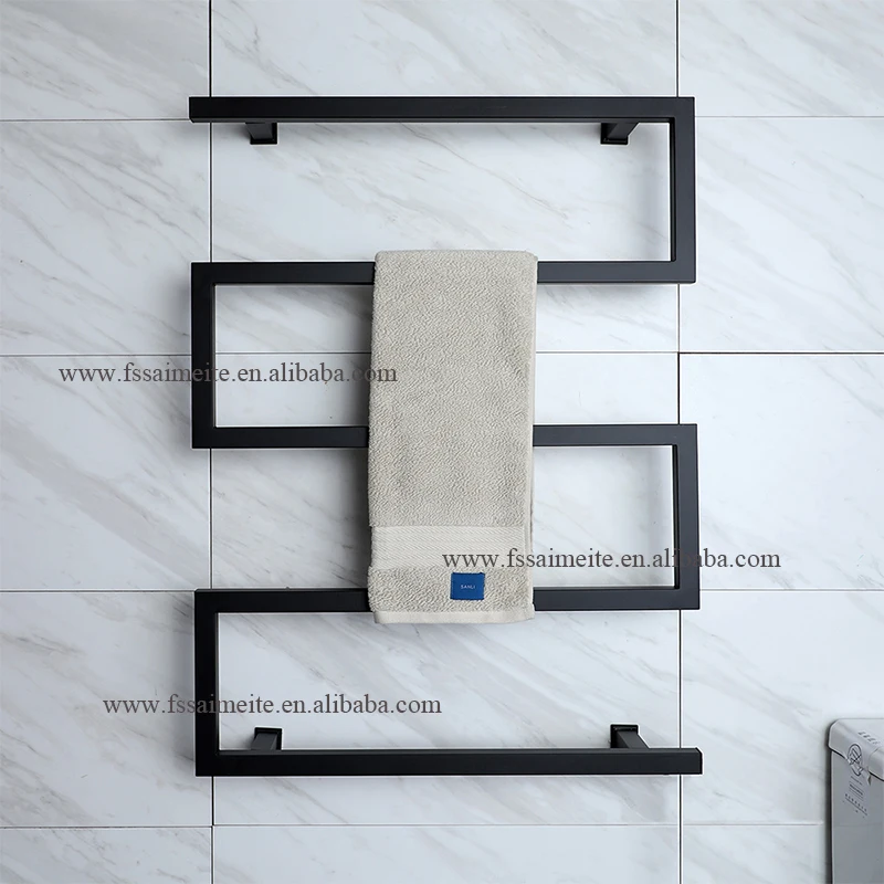 Modern Design Bathroom Radiators Supplier Wall Mounted Chrome Electric Towel Drying Racks