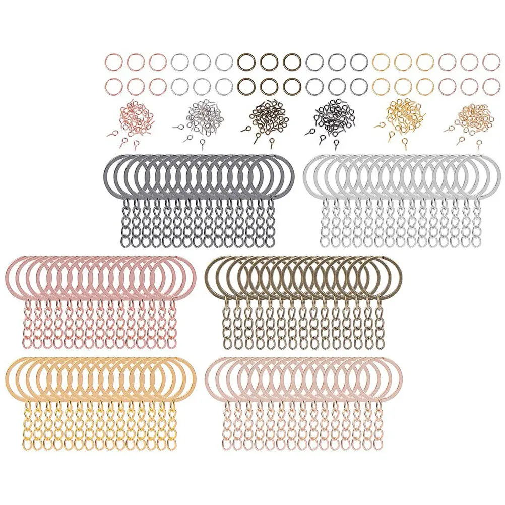 

450 шт. крючков-петель для брелоков, фурнитура для изготовления украшений, материалы для рукоделия, комплекты для брелоков, оптом