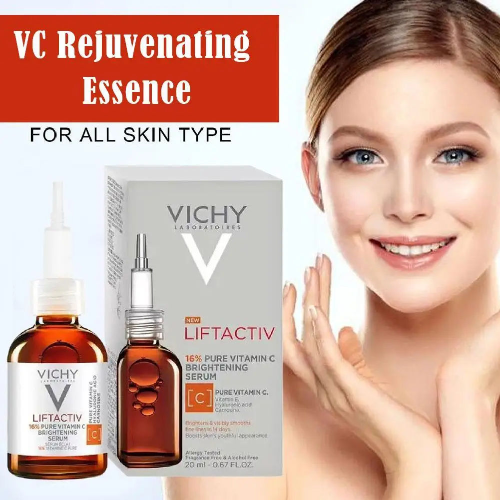 

VICHY VC увлажняющая эссенция, омолаживающая сыворотка с гиалуроновой кислотой, осветляющая, укрепляющая, антиоксидантная, улучшающая тьмяность, корейская