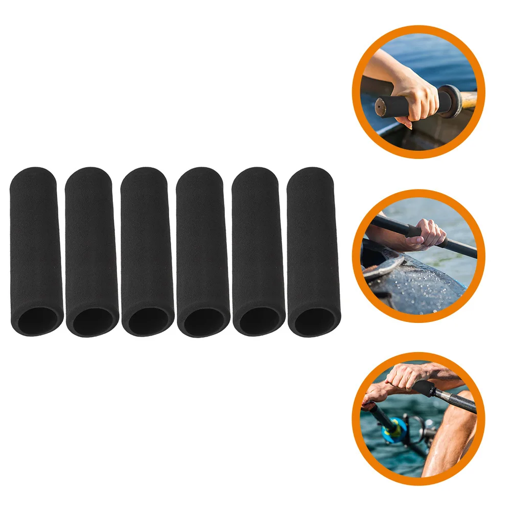 

3Pairs Breathable Sponge Kayak Paddle Grips Non-Slip Cushioning Paddle Handle Sleeve Protective Cover Long-Lasting Kayak