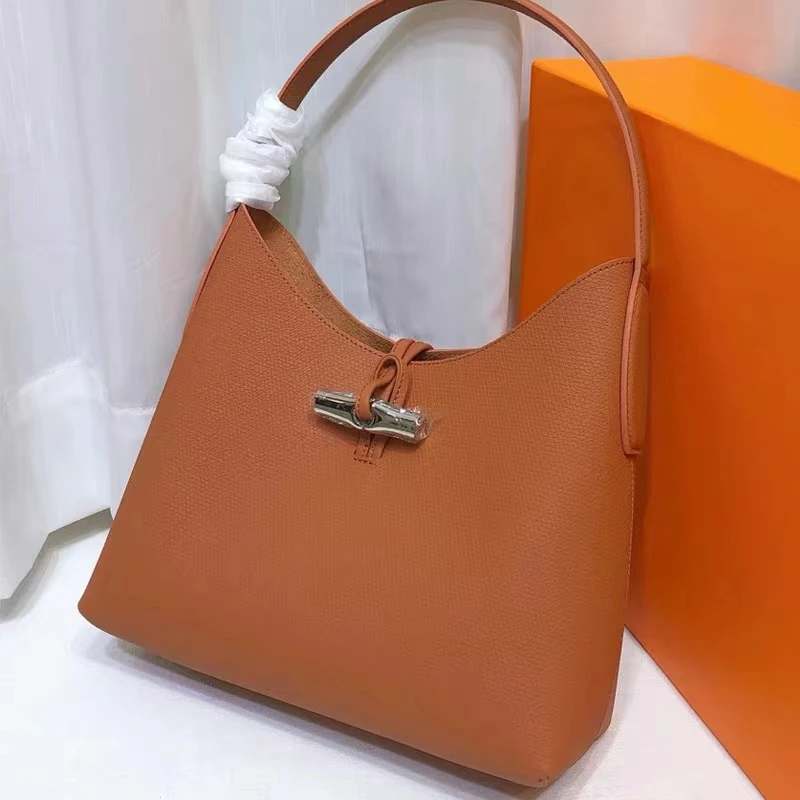 

Сумка для подмышек с бамбуковым узором, роскошная сенсация, простой узор на ладонях, воловья кожа, универсальная, легкая, высокого класса