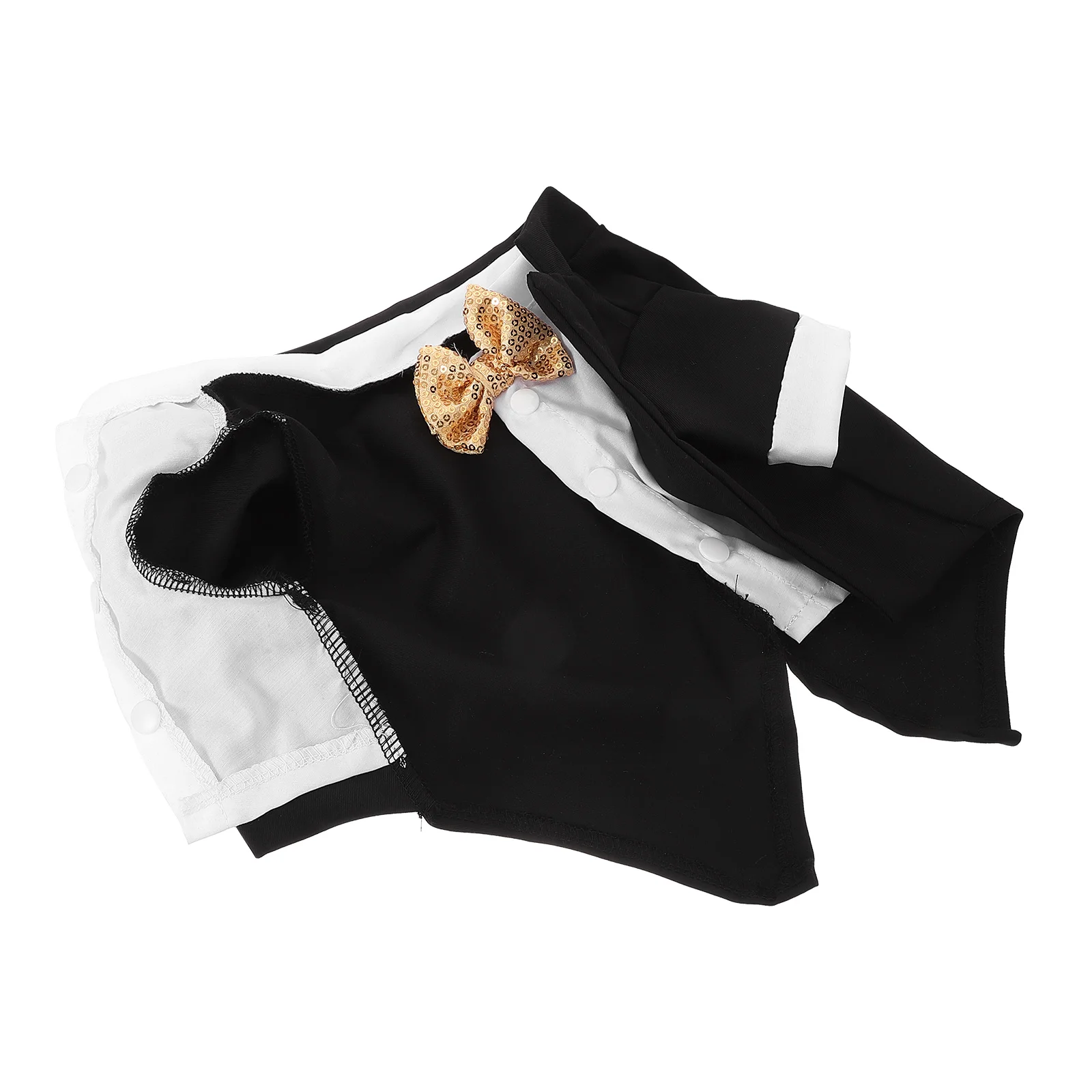

1Set Dog Wedding Suit Stylish Pet Tuxedo Comfortable Puppy Formal Clothes Elegance Tailcoat Design Clothes for Cats