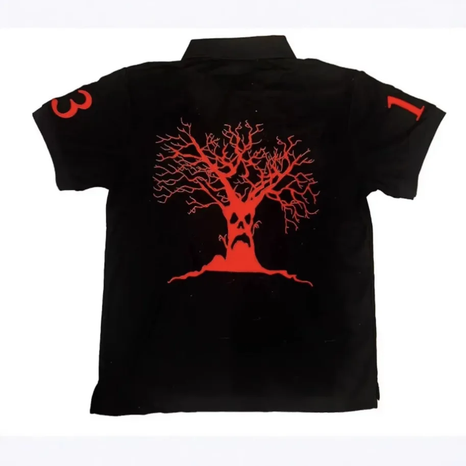 تي شيرت رجالي مطبوع عليه رسومات الهالوين، قمصان Y2k المسكونة بأكمام قصيرة، قمصان رياضية صيفية للرجال #2