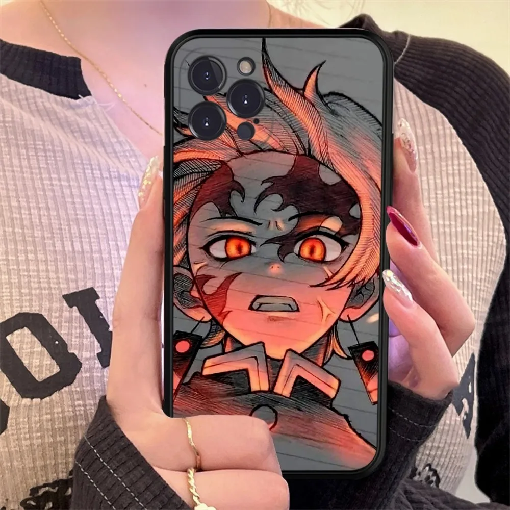 Anime Demon Slayer Kamado Phone Case For IPhone 14 11 12 13 Mini Pro XS Max Cover 6 7 8 Plus X XR SE 2020 Funda Shell