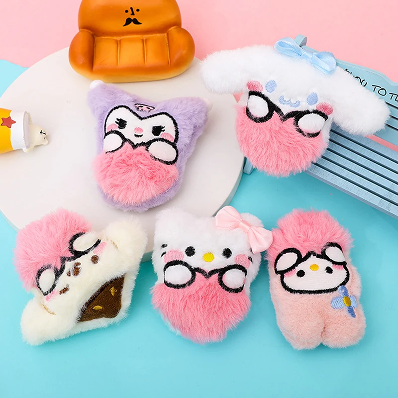 

Милый мультяшный аниме Sanrio, плюшевый брелок, мягкая кукла, брелок с подвеской, креативное оформление, аксессуары, подарки