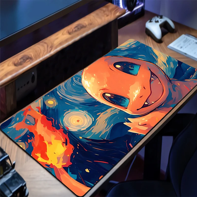 Mouse pad portátil antiderrapante esports escritório portátil p-pokemons p-pikachus & g-gengar tapete de mesa jogador de jogo mousepad pc teclado