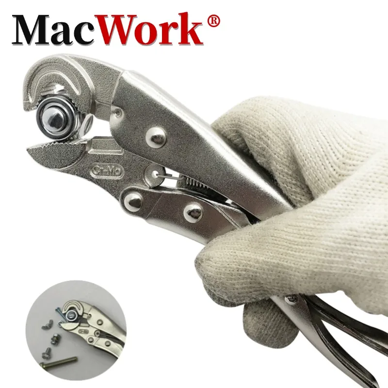 

7.48 inch Parrot Nose Adjustable Locking Pliers Multifunctional Toughbuilt Pliers Mechanical Convenient Universal Pliers Tools