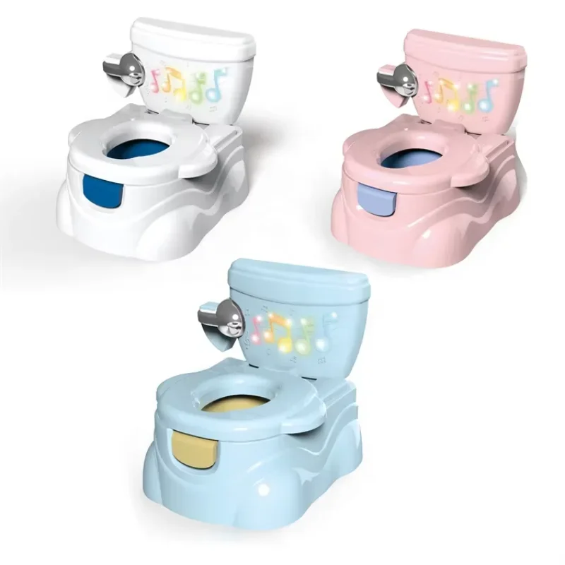 Mini Plastic  Toilet Cute Pattern Potty Trainer For Baby Toilet Seat Ladder Kids Toilet