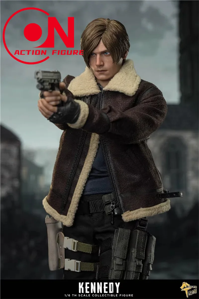 MTTOYS 017 1/6 Scale RPD Police Officer Leon Kennedy 12-inch Movable Action Figure Full Set For Collection