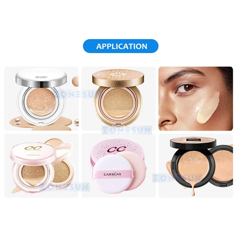 ZONESUN BB Cream Filling Machine Beauty Balm Filler CC Cream Lotion Cosmetics Make Up Beauty Product Equipment ZS-GTBB2
