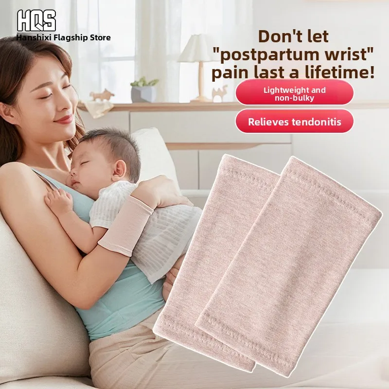 

Thiened из чистого хлопка, теплая поддержка запястья и лодыжки, послеродовая морозостойкость, женские перчатки для пальцев, защита суставов