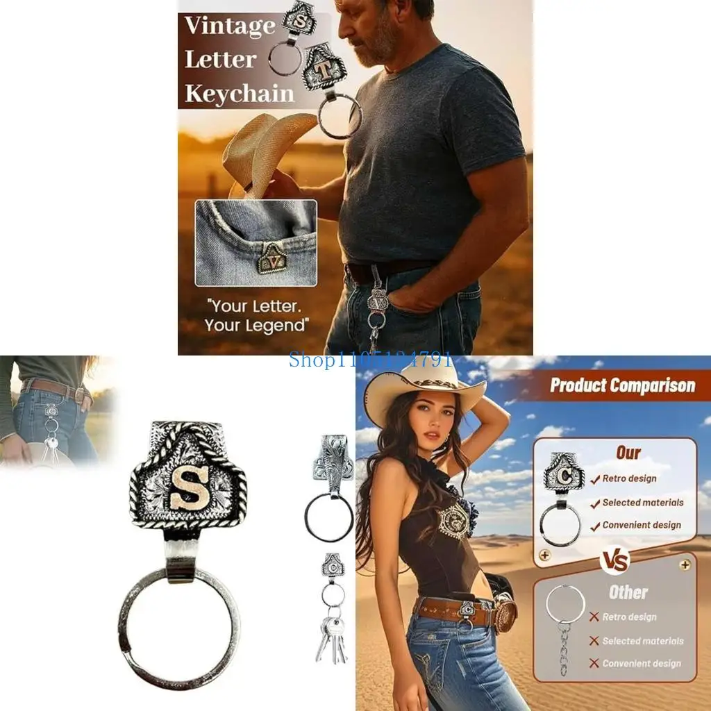 

98 -километровый зажим для брелок для брелок для мужчин для мужчин антискратчика Организатора ключа с дизайном букв