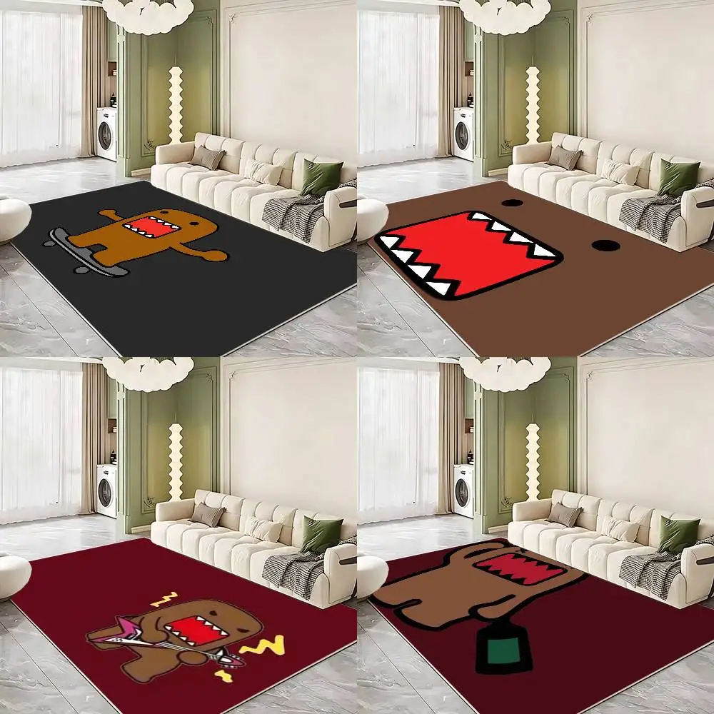 Cool Cute Domo-kun kawaii Floor Mat Soft Bedroom Floor Anti-skid Household Carpets