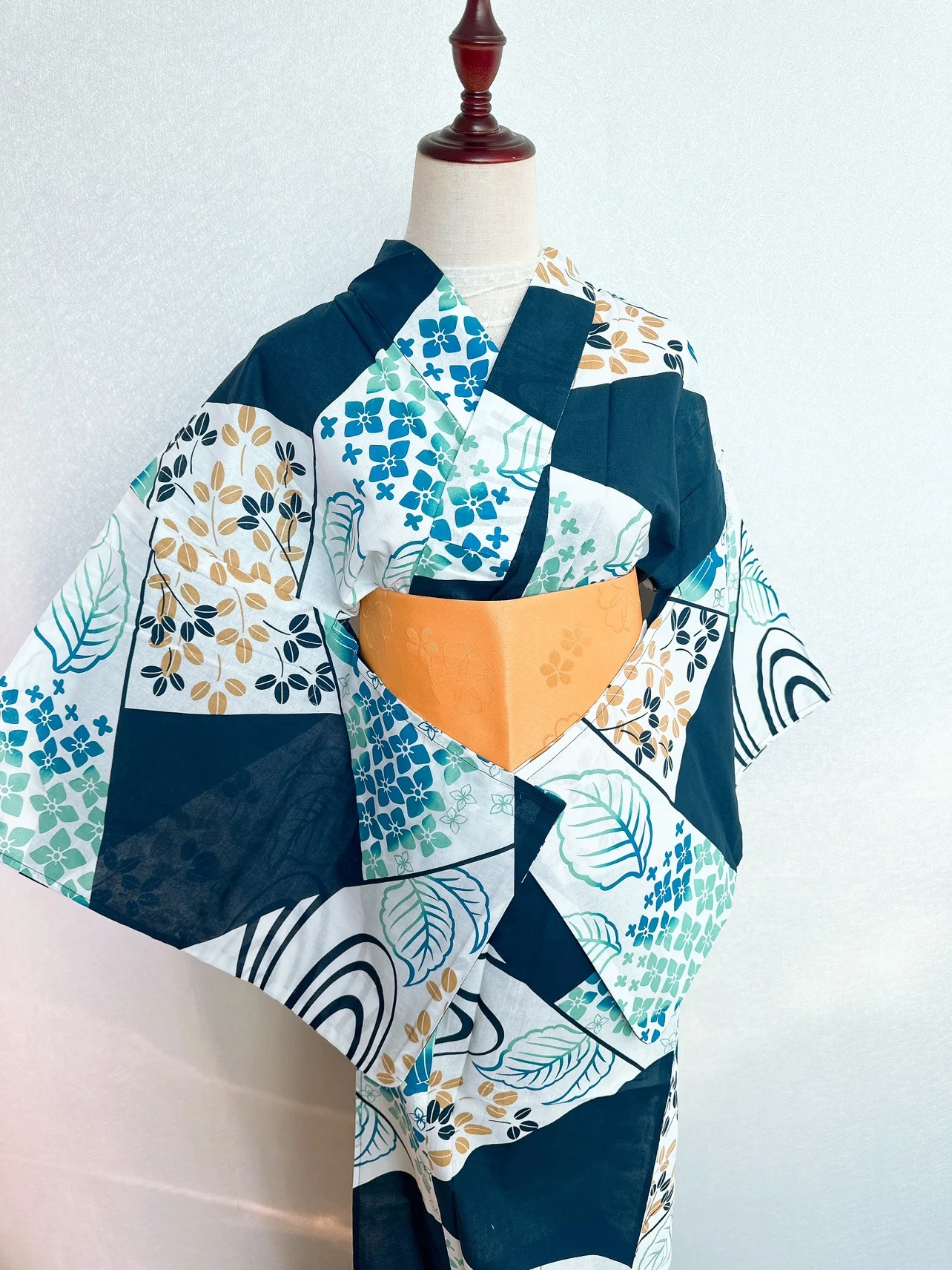 Nuevo Kimono de Estilo Tradicional, Material de Aodón, para Fotoía, Conferencias, Color Floral, Ropa Étnica para Mujer,...