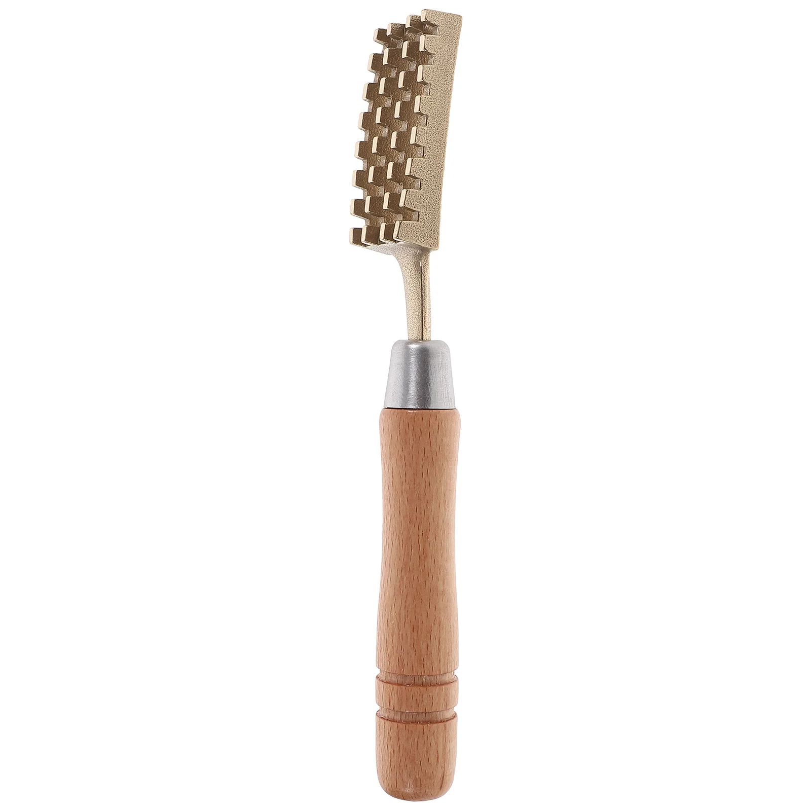 

Fish Scale Planer Cleaning Scraper Removing Tool Wooden Handle Kitchen Skin Cleaner Remover Peeler