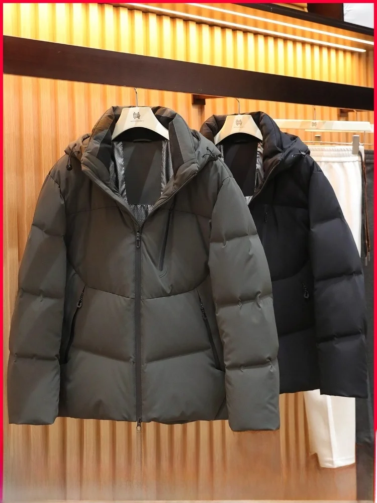 

High-End Silver Ion Heat Reflection Busin down Jaet Men's Outdoor Winter New Arrival Windproof 3D Design Du down Filling