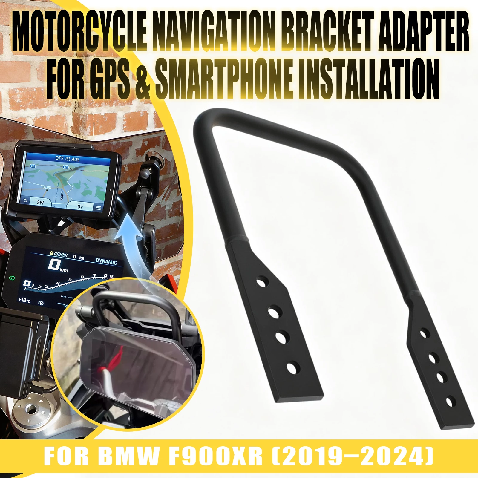 Motorcycle Windshield Stand Holder For F900XR F 900 XR 2019 2020 2021-2024 Phone GPS Navigation Plate Bracket Mount Support