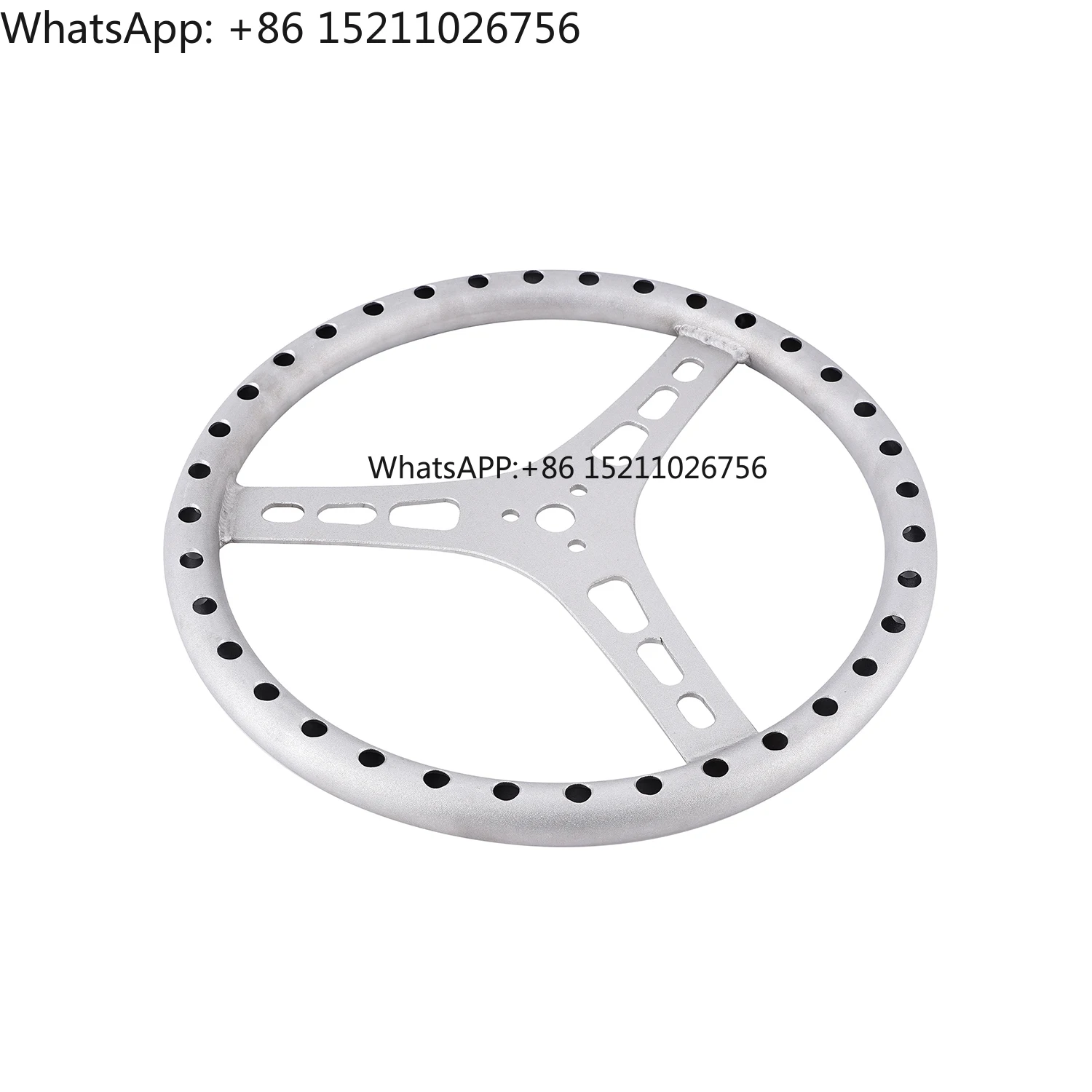 

Auto Racing Car 3 Bolts 15inch Holes On The Tube Flat Drifting Steering Wheel Race Car Parts