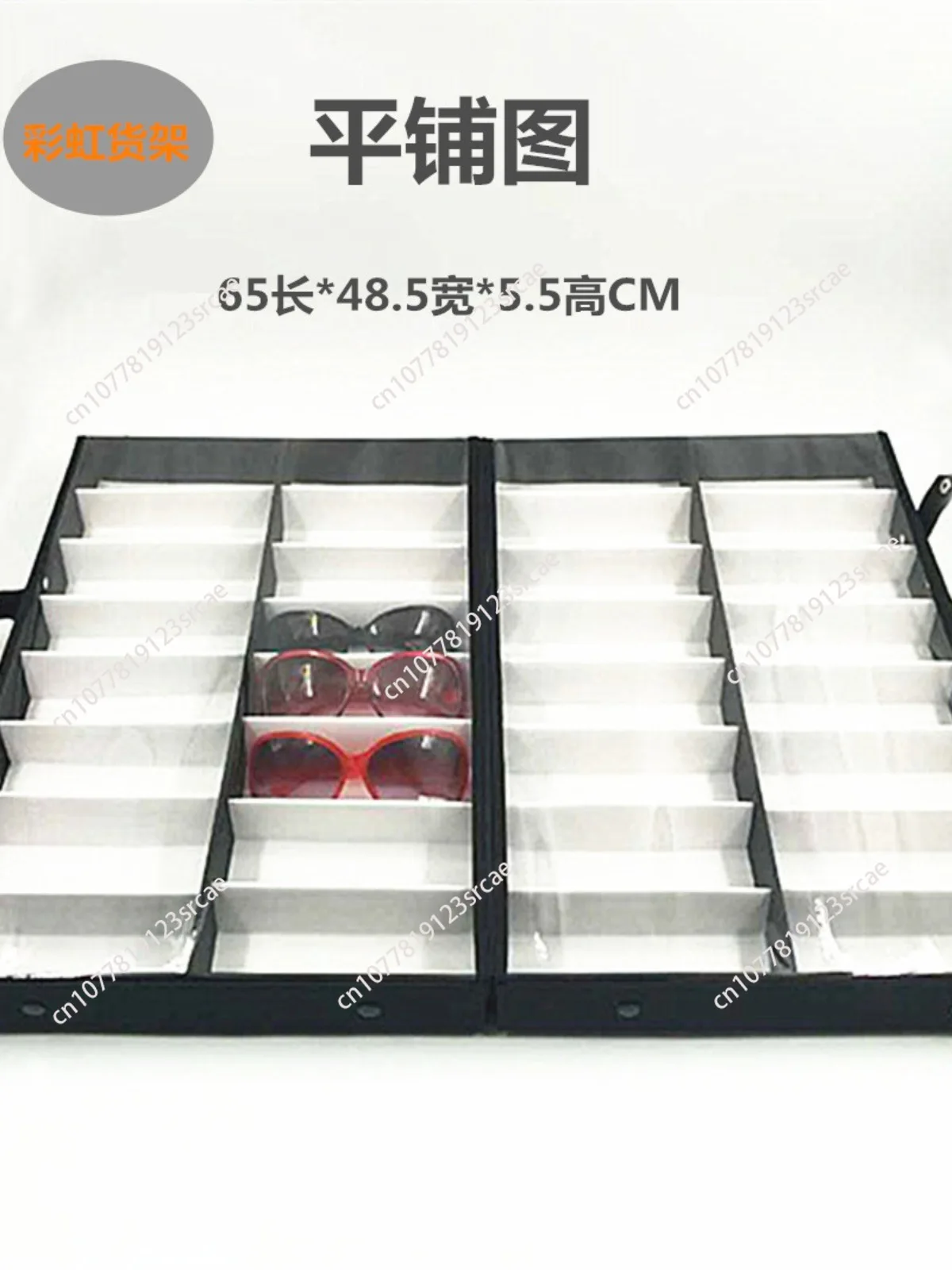 

In-stock PVC transparent lid glasses sample storage box, night market stall glasses shelf