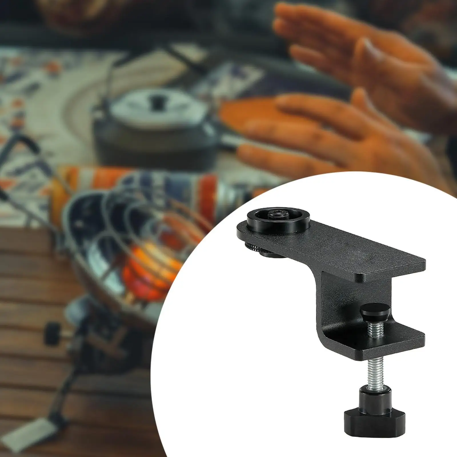 

Настольный зажим, настольный зажим, держатель, простая установка, основание аксессуара, подставка, кронштейн для освещения для сада, пляжа, пикников на заднем дворе