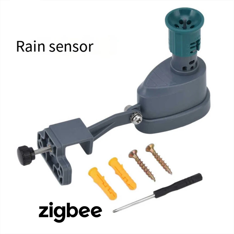 Imagem -05 - Zigbee Sensor de Chuva sem Fio Ligação Inteligente Controlador Remoto Configuração Ajustável Temporização Cíclica Dispositivo de Irrigação