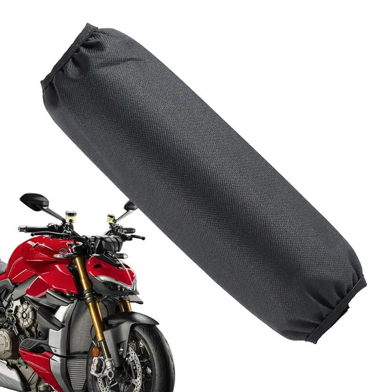 Cubierta protectora para horquilla delantera de motocicleta, reemplazo de polainas de choque, cubiertas de choque impermeables, protectores de horquilla delantera con choque