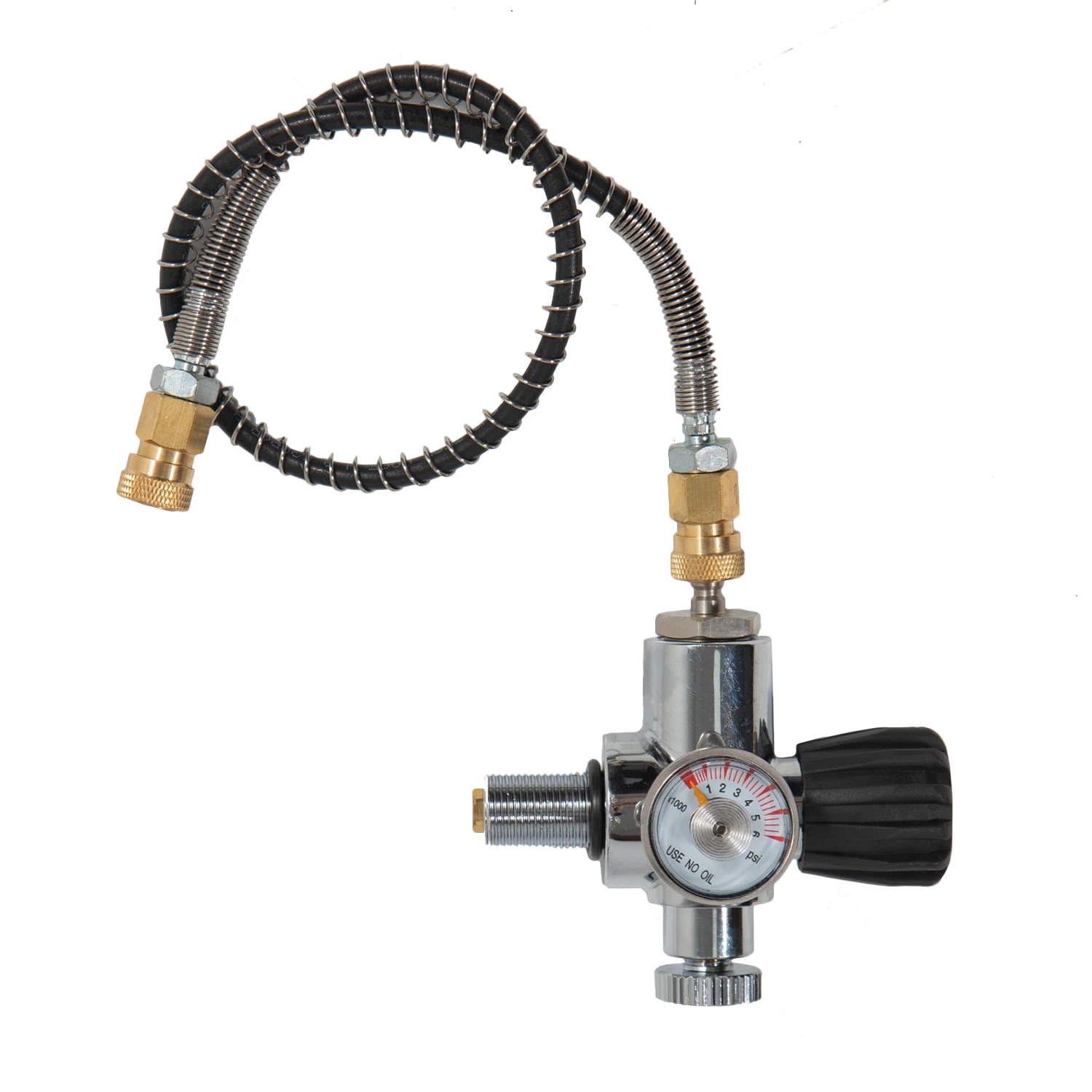 4500PSI Air Valve Regulator Fill Station Disconnect Hose For PCP Air Tank M18x1.5 Thread