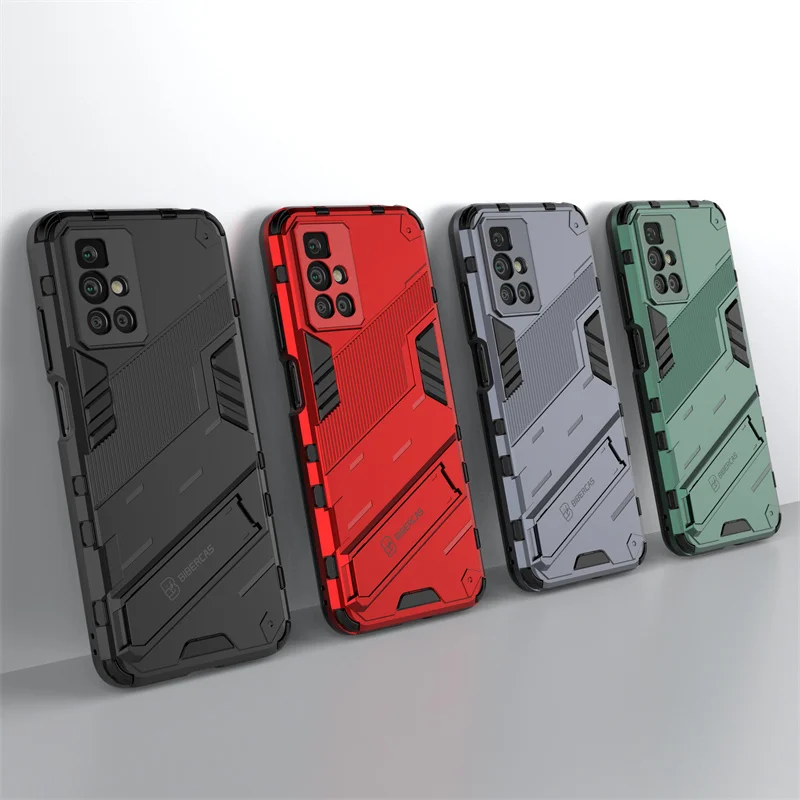 For Xiaomi Redmi 10 Case Shockproof Armor Magnet Car Holder Phone Cover For Redmi 10 Redmy 10 Redmi10 4G Silicone Protect Funda