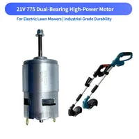 21V 775 DC High-Power Electric Motor - Double Ball Bearing, 150W 10,000 RPM, for Lawn Mower DIY Tools