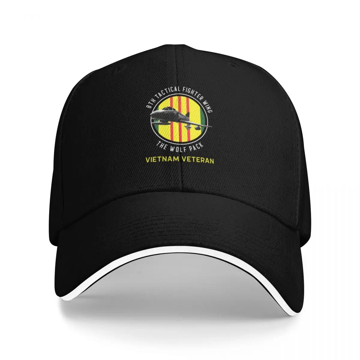 8th TAC Fighter Wing Wolf Pack Vietnam Veteran F-4 Baseball Cap Male hat Unique hats Rave dad hat Women's Beach Visor Men's