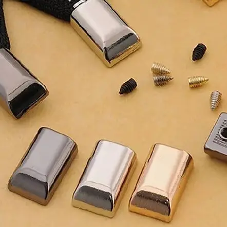 

10Pcs Zipper Stopper Zipper Tail Clip Stop Tail Plug Head With Screw Diy Sewing Leather Hardware Craft