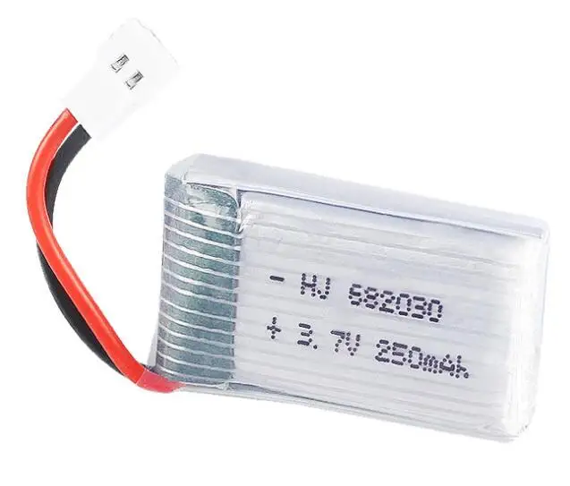 Akumulator Lipo 3,7 V 250 mAh i ładowarka do Syma X11C MJX X701 U830 FY310 RC Drone części zamienne682030 Akumulator 3,7 V