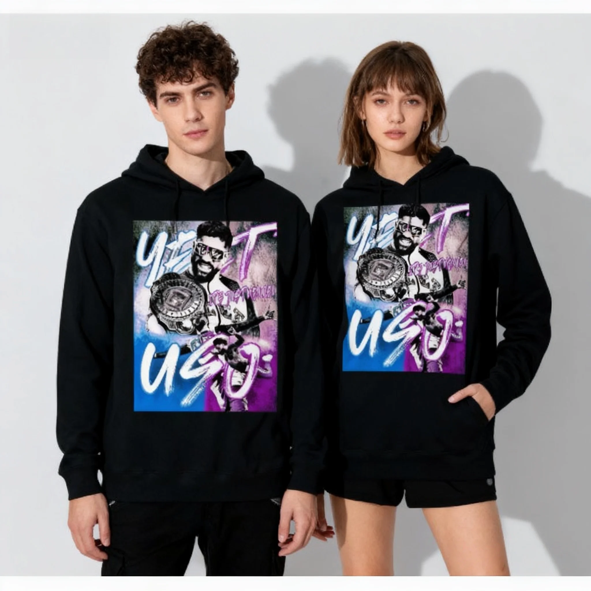 

2025Осенне-зимняя толстовка с капюшоном в европейском и американском стиле, уличная повседневная мода, ленивый стиль, большой женский топ для взрослых и детей