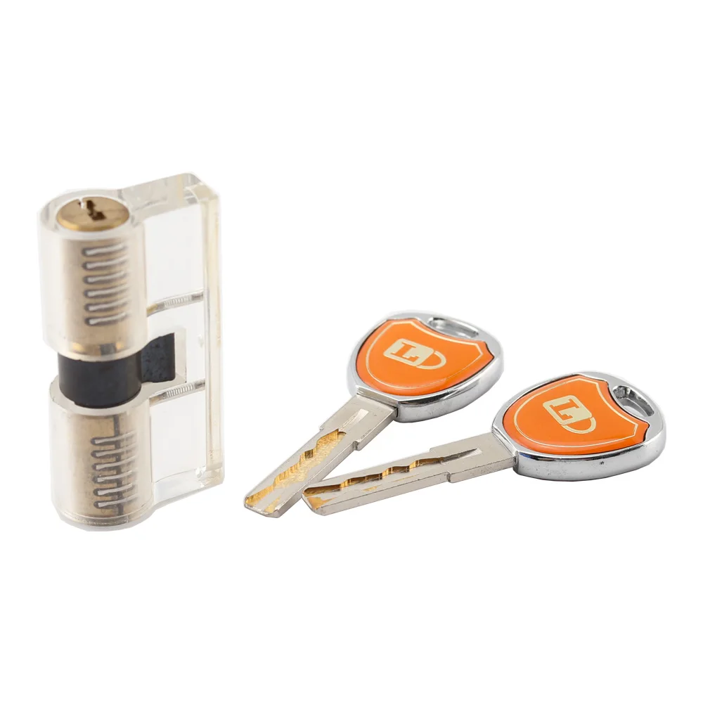 LG009 Visible Training Skill Cutaway Inside Copper Padlock Tool for Locksmith Supplier   Practice Transparent Lock Pick