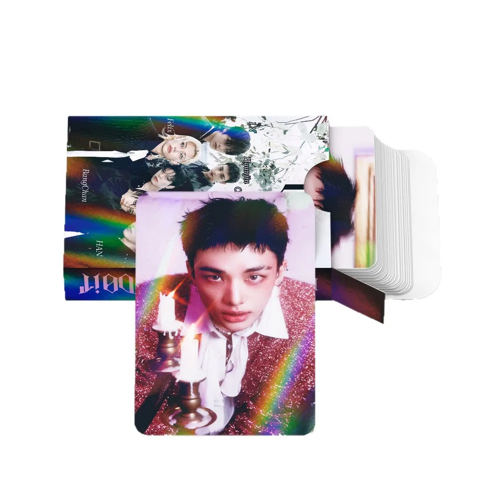 30 kart laserowych STRAYKIDS nowe, specjalne, DO IT, flash card, skzoo, gadżet z gwiazdami, fotokarta, dwustronna karta LOMO, prezent