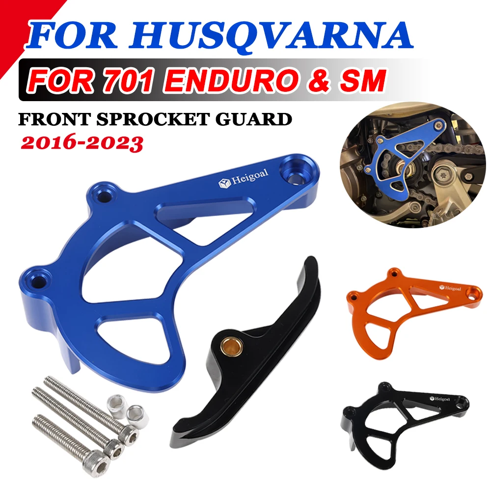 

Case Saver Chain Guard Sprocket Cover 2022 For Husqvarna 701 Enduro SM 2016 2017 2018- 2023 701 SUPERMOTO Motorcycle Accessories